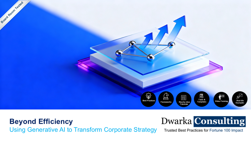 Generative AI embedded into corporate strategy to drive faster decisions, smarter capital allocation, and sustained growth.